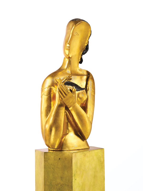The Young Lady and the Dove, Ossip Zadkine